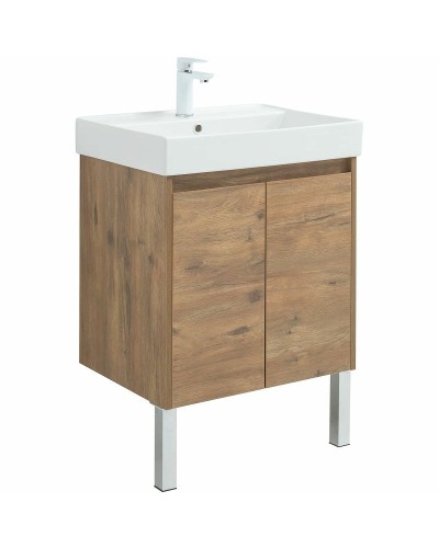 Тумба под раковину Aquanet Nova Lite 60 298849 подвесная Дуб рустикальный