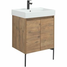 Тумба под раковину Aquanet Nova Lite 60 298849 подвесная Дуб рустикальный