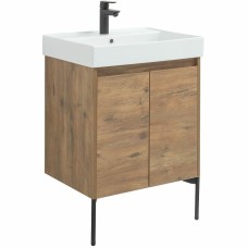 Тумба под раковину Aquanet Nova Lite 60 298849 подвесная Дуб рустикальный