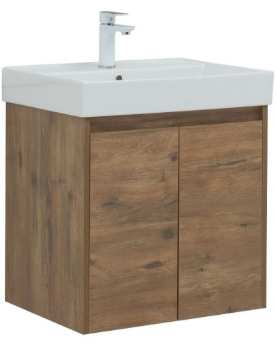 Тумба под раковину Aquanet Nova Lite 60 298849 подвесная Дуб рустикальный