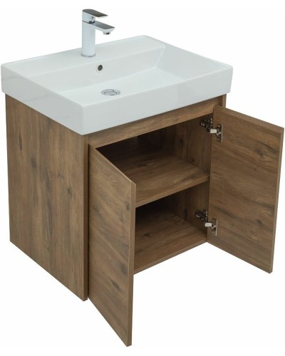 Тумба под раковину Aquanet Nova Lite 60 298849 подвесная Дуб рустикальный