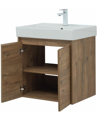 Тумба под раковину Aquanet Nova Lite 60 298849 подвесная Дуб рустикальный
