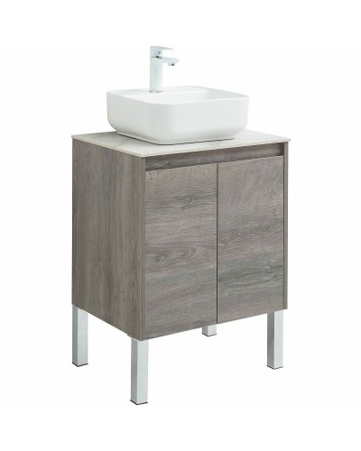 Тумба под раковину Aquanet Nova Lite 60 298848 подвесная Дуб рошелье