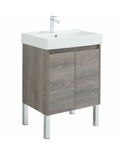 Тумба под раковину Aquanet Nova Lite 60 298848 подвесная Дуб рошелье