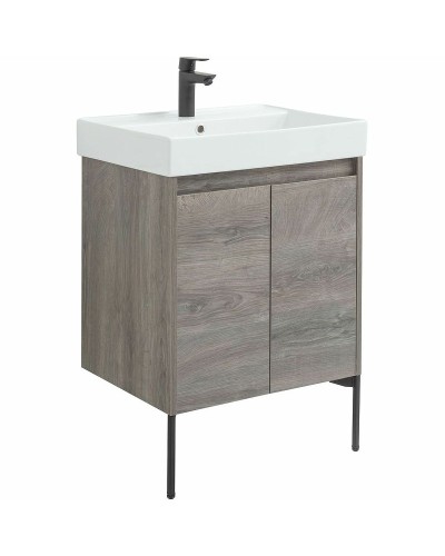 Тумба под раковину Aquanet Nova Lite 60 298848 подвесная Дуб рошелье