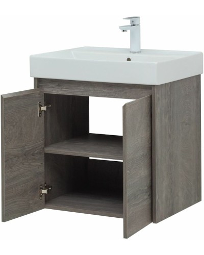 Тумба под раковину Aquanet Nova Lite 60 298848 подвесная Дуб рошелье