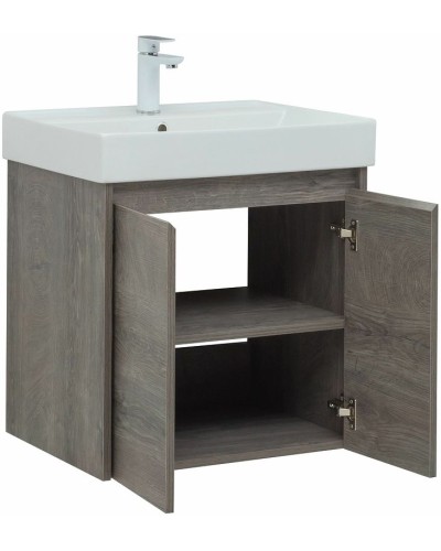 Тумба под раковину Aquanet Nova Lite 60 298848 подвесная Дуб рошелье