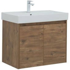 Тумба под раковину Aquanet Nova Lite 75 298852 подвесная Дуб рустикальный