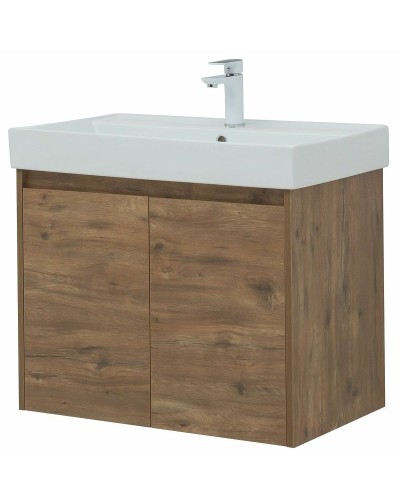 Тумба под раковину Aquanet Nova Lite 75 298852 подвесная Дуб рустикальный