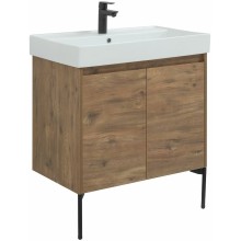 Тумба под раковину Aquanet Nova Lite 75 298852 подвесная Дуб рустикальный