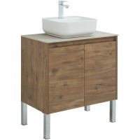 Тумба под раковину Aquanet Nova Lite 75 298852 подвесная Дуб рустикальный