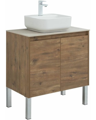Тумба под раковину Aquanet Nova Lite 75 298852 подвесная Дуб рустикальный