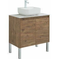 Тумба под раковину Aquanet Nova Lite 75 298852 подвесная Дуб рустикальный