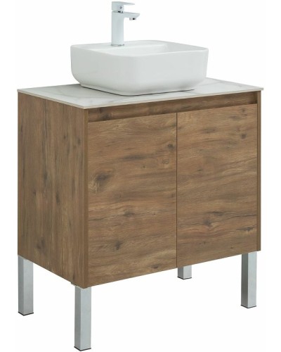 Тумба под раковину Aquanet Nova Lite 75 298852 подвесная Дуб рустикальный