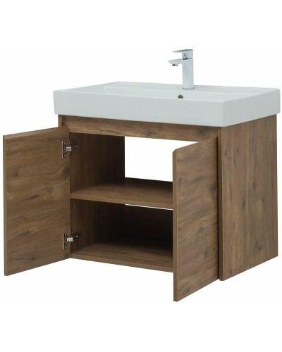 Тумба под раковину Aquanet Nova Lite 75 298852 подвесная Дуб рустикальный