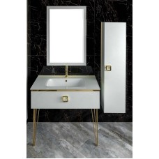 Тумба под раковину Boheme Armadi Art Lucido 100 770-100-W подвесная Жемчужный белый