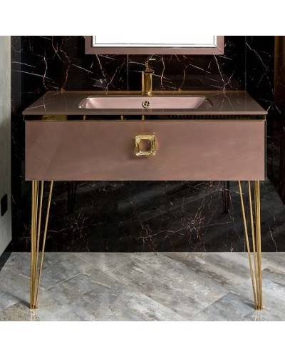 Тумба под раковину Boheme Armadi Art Lucido 100 770-100-PU подвесная Лиловый