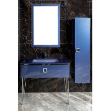 Тумба под раковину Boheme Armadi Art Lucido 100 770-100-BL подвесная Насыщенный синий