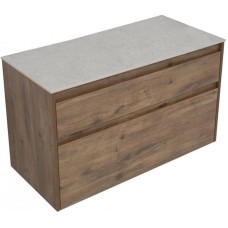 Тумба под раковину Aquanet Nova Lite Slim Synergy 100 249957 подвесная Дуб рустикальный