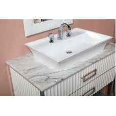 Тумба под раковину Boheme Armadi Art Monaco 100 867-100-WCR Белый глянец Хром