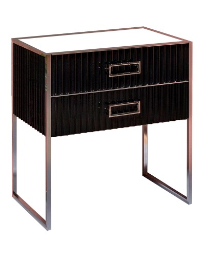 Тумба под раковину Boheme Armadi Art Monaco 80 867-080-BCR Черный глянец Хром