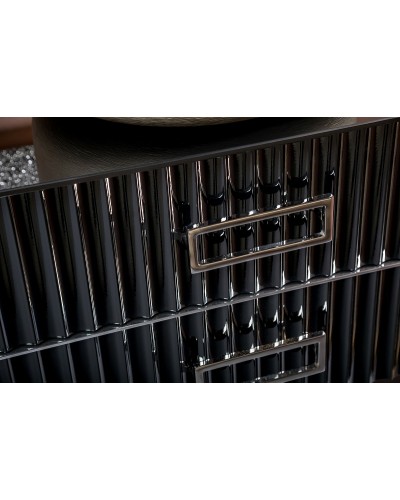 Тумба под раковину Boheme Armadi Art Monaco 80 867-080-BCR Черный глянец Хром