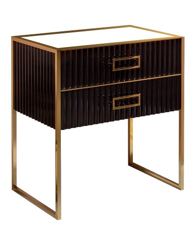 Тумба под раковину Boheme Armadi Art Monaco 80 867-080-BG Черный глянец Золото