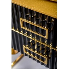 Тумба под раковину Boheme Armadi Art Monaco 80 867-080-BG Черный глянец Золото