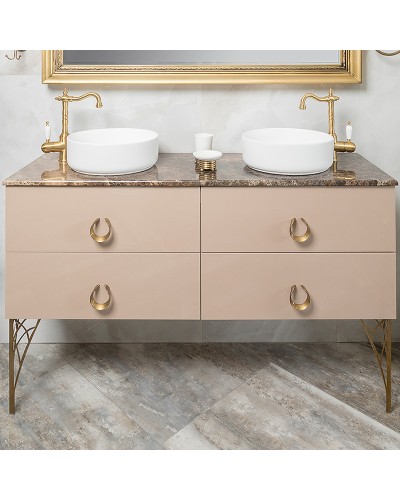 Тумба под раковину Boheme Armadi Art NeoArt 140 831-140-CP подвесной Капучино