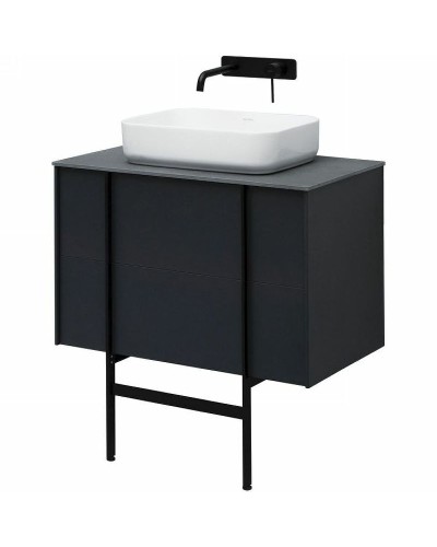 Тумба под раковину Allen Brau Reality 80 1.32005.AM подвесная Антрацит матовый