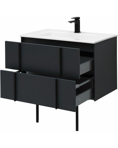 Тумба под раковину Allen Brau Reality 80 1.32005.AM подвесная Антрацит матовый