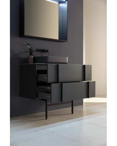 Тумба под раковину Allen Brau Reality 80 1.32005.AM подвесная Антрацит матовый