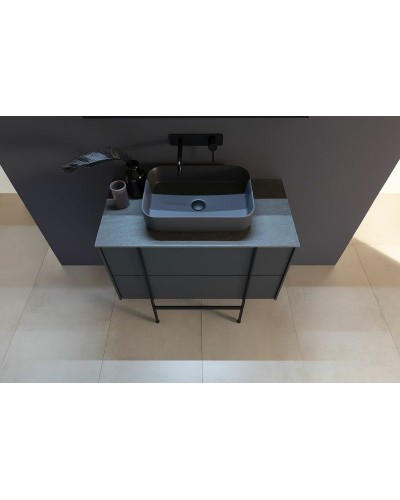 Тумба под раковину Allen Brau Reality 80 1.32005.AM подвесная Антрацит матовый