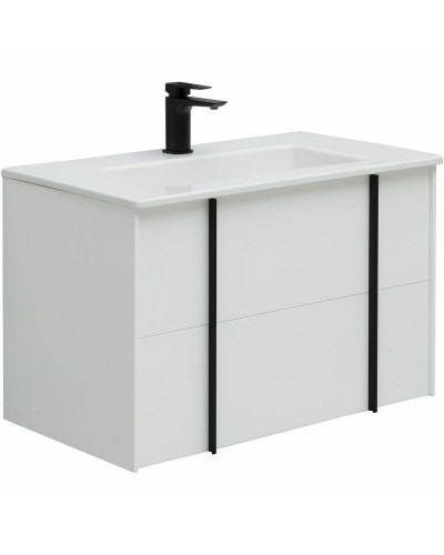 Тумба под раковину Allen Brau Reality 80 1.32005.WM подвесная Белая матовая