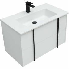 Тумба под раковину Allen Brau Reality 80 1.32005.WM подвесная Белая матовая