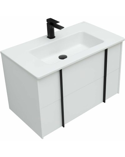 Тумба под раковину Allen Brau Reality 80 1.32005.WM подвесная Белая матовая