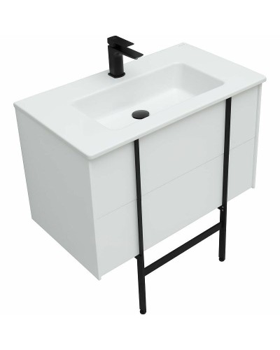 Тумба под раковину Allen Brau Reality 80 1.32005.WM подвесная Белая матовая