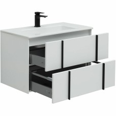 Тумба под раковину Allen Brau Reality 80 1.32005.WM подвесная Белая матовая