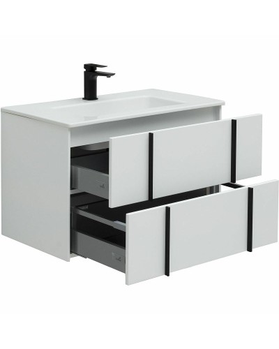 Тумба под раковину Allen Brau Reality 80 1.32005.WM подвесная Белая матовая