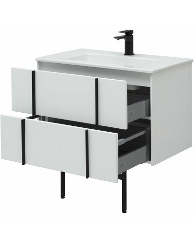 Тумба под раковину Allen Brau Reality 80 1.32005.WM подвесная Белая матовая