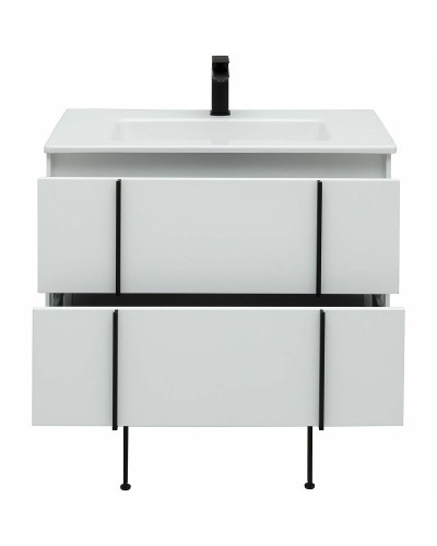 Тумба под раковину Allen Brau Reality 80 1.32005.WM подвесная Белая матовая