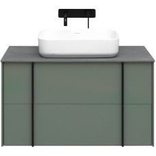 Тумба под раковину Allen Brau Reality 90 1.32006.CGM подвесная Олива матовая
