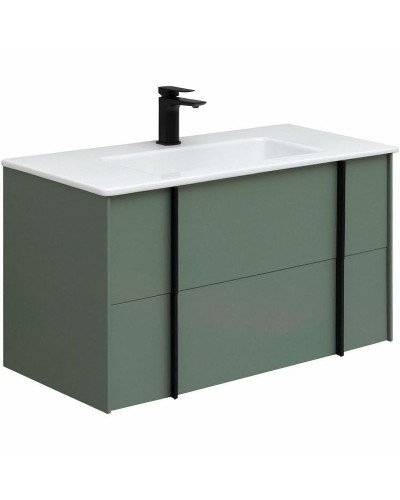 Тумба под раковину Allen Brau Reality 90 1.32006.CGM подвесная Олива матовая