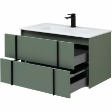 Тумба под раковину Allen Brau Reality 90 1.32006.CGM подвесная Олива матовая