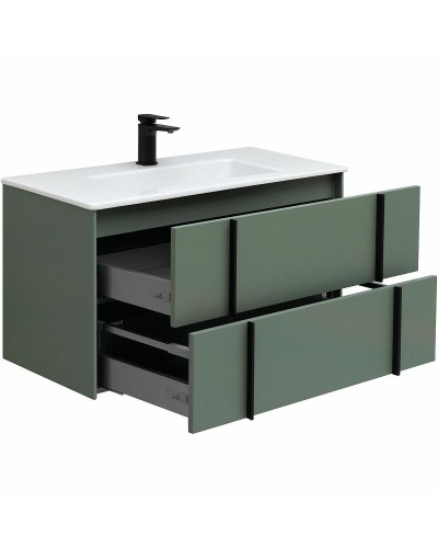 Тумба под раковину Allen Brau Reality 90 1.32006.CGM подвесная Олива матовая