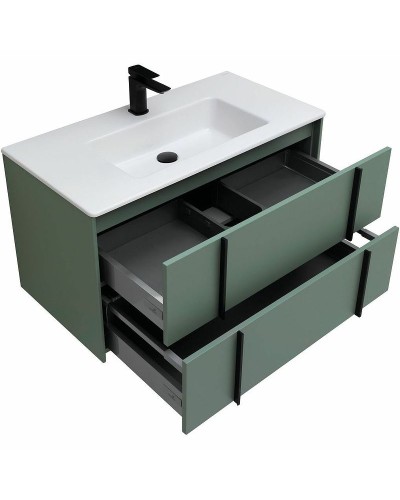 Тумба под раковину Allen Brau Reality 90 1.32006.CGM подвесная Олива матовая