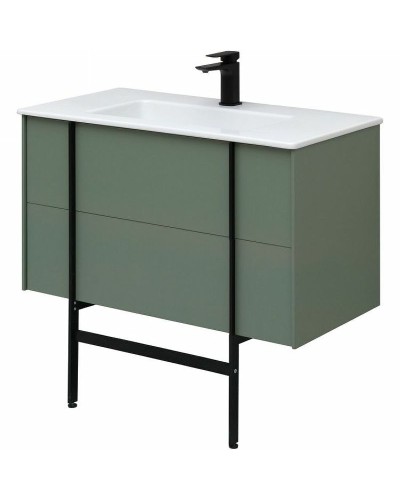Тумба под раковину Allen Brau Reality 90 1.32006.CGM подвесная Олива матовая