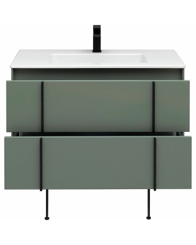 Тумба под раковину Allen Brau Reality 90 1.32006.CGM подвесная Олива матовая