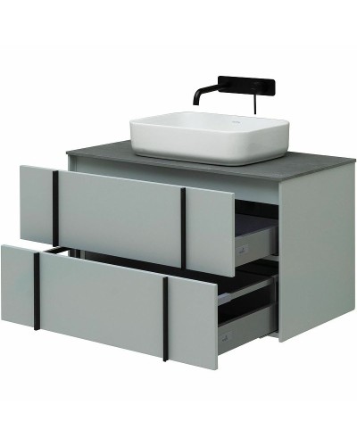 Тумба под раковину Allen Brau Reality 90 1.32006.PWM подвесная Папирус матовый