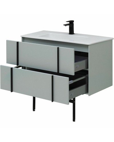 Тумба под раковину Allen Brau Reality 90 1.32006.PWM подвесная Папирус матовый